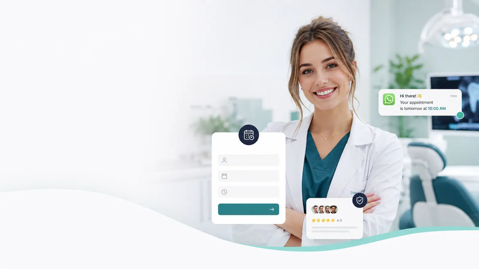 Demo conceptual de página para Clínica dental: Sonrisa Nova