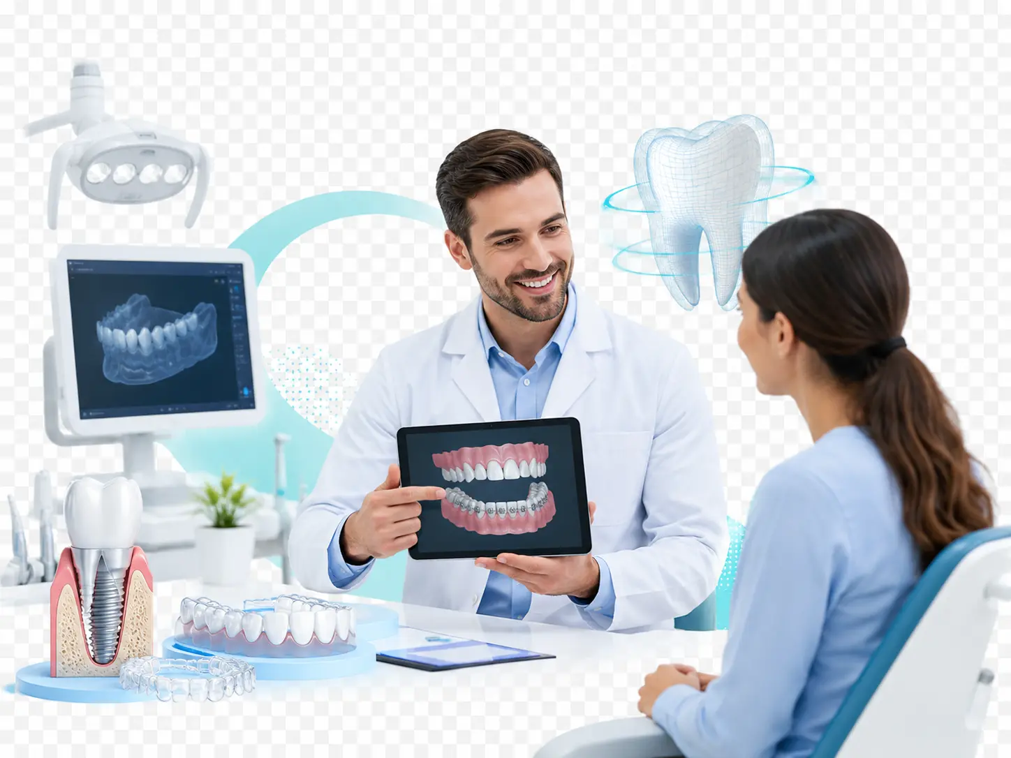 Consulta dental digital organizada